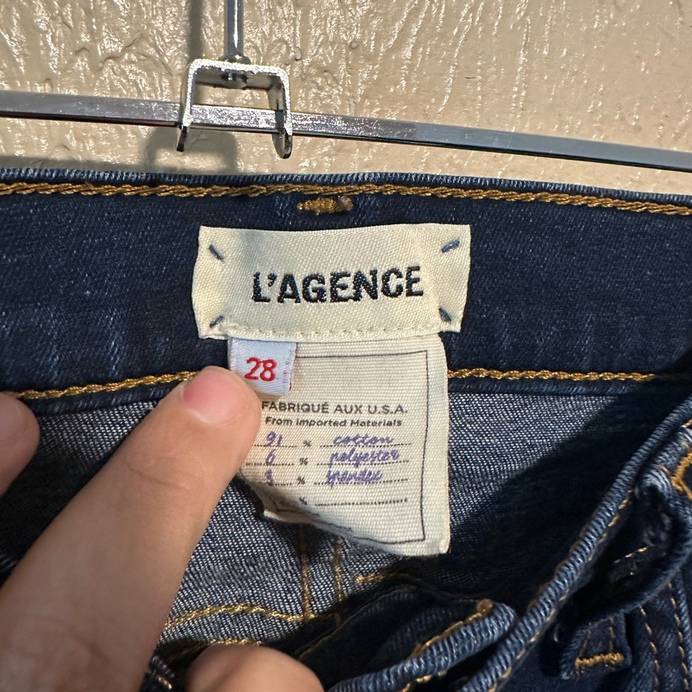 L’AGENCE Brigitte Skinny‎ mid-rise Jeans Size 28 Ankle - Picture 4 of 5